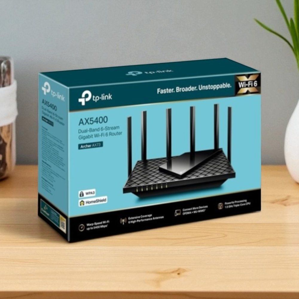 ⭐️美品  tp-link Archer73   Wi-Fi無線LANルーター Archer TP-Link AX73(JP) Wi-Fi 6対応 無線ルーター 新品