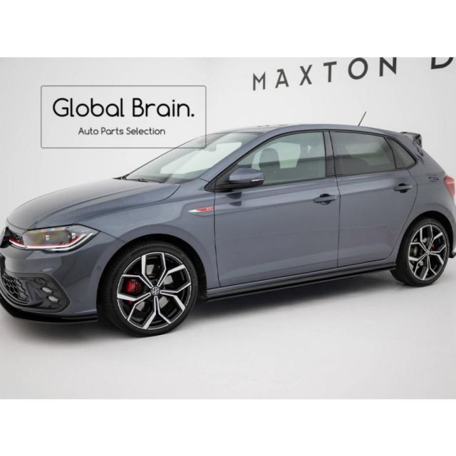 フォルクスワーゲン ポロ 2G 後期 GTI サイド スカート カバー スポイラー レーシング