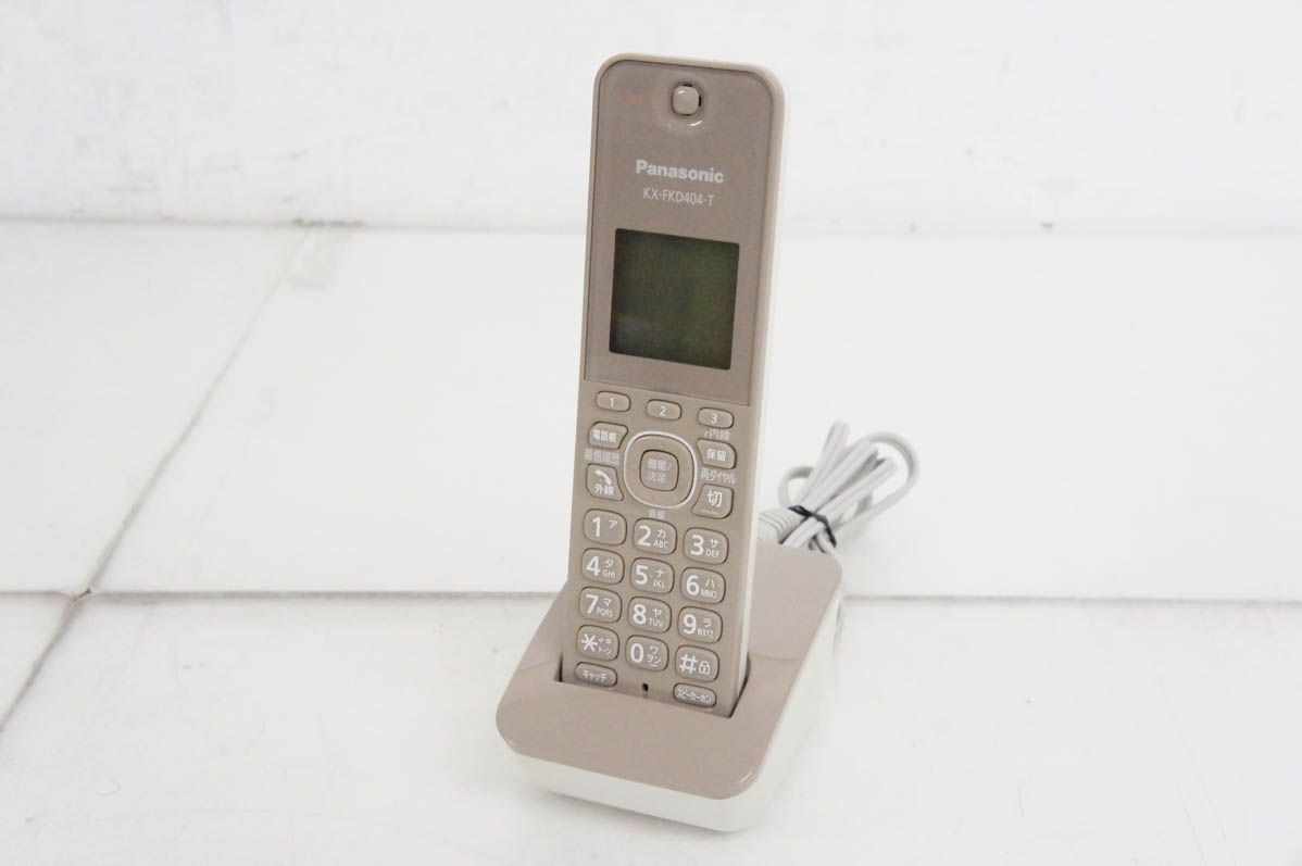 Panasonicパナソニック コードレス増設子機 KX-FKD404-T 機/FAXに