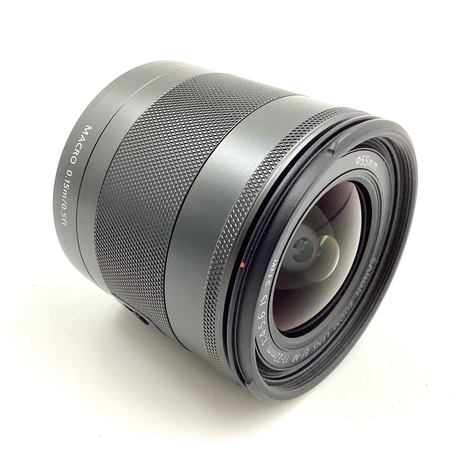 全額返金保証】【最速発送】Canon EF-M11-22mm F4-5.6 IS STM 美品 