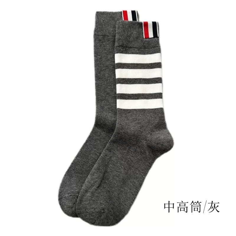 コットンミッドカーフポインテルヘクターソックスブルー | Thom Browne 公式オンラインサイト