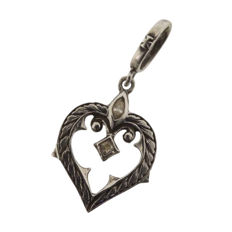 Loree Rodkin ハート型ペンダントヘッド 正規良 希少 Loree Rodkinローリーロドキン ゴシック オープン