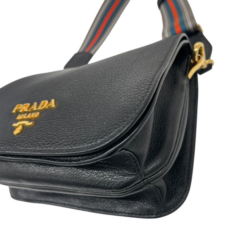 極美品⭐️RFID搭載 PRADA プラダ ヴィッテロダイノ ブラック レザー 楽天市場】プラダ ハンドバッグ ヴィッテロダイノ レザー