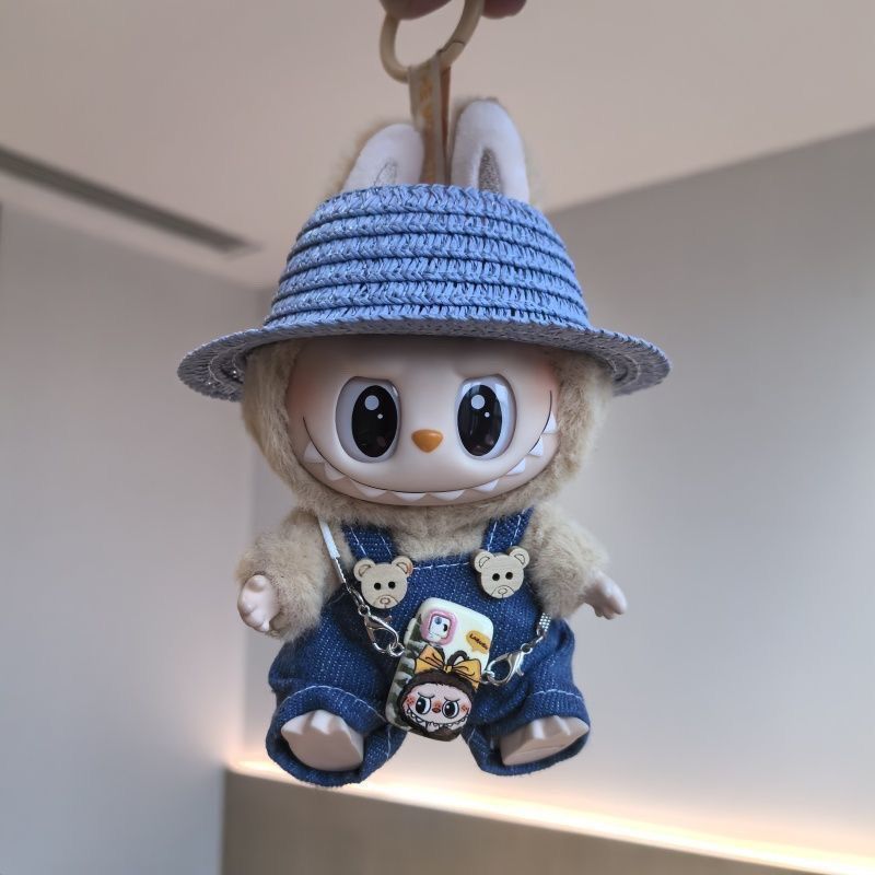 【SALE】LABUBU ぬいぐるみ 衣装 黒 2着セット 着せ替え服 2点セット ラブブコスチューム ラブブ洋服 悪魔
