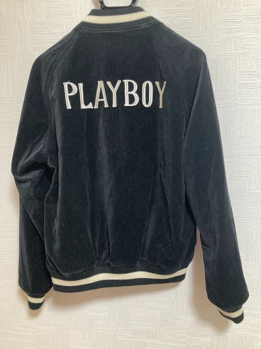 新着・秋～冬物☆Schott PLAY BOY リバーシブルスカジャン М  