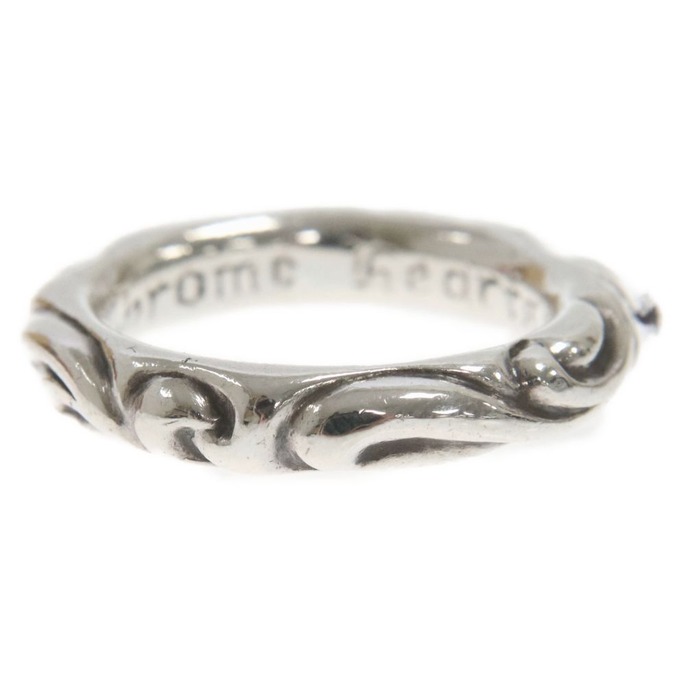 CHROME HEARTS (クロムハーツ) SCRL BAND スクロール バンド リング 19 