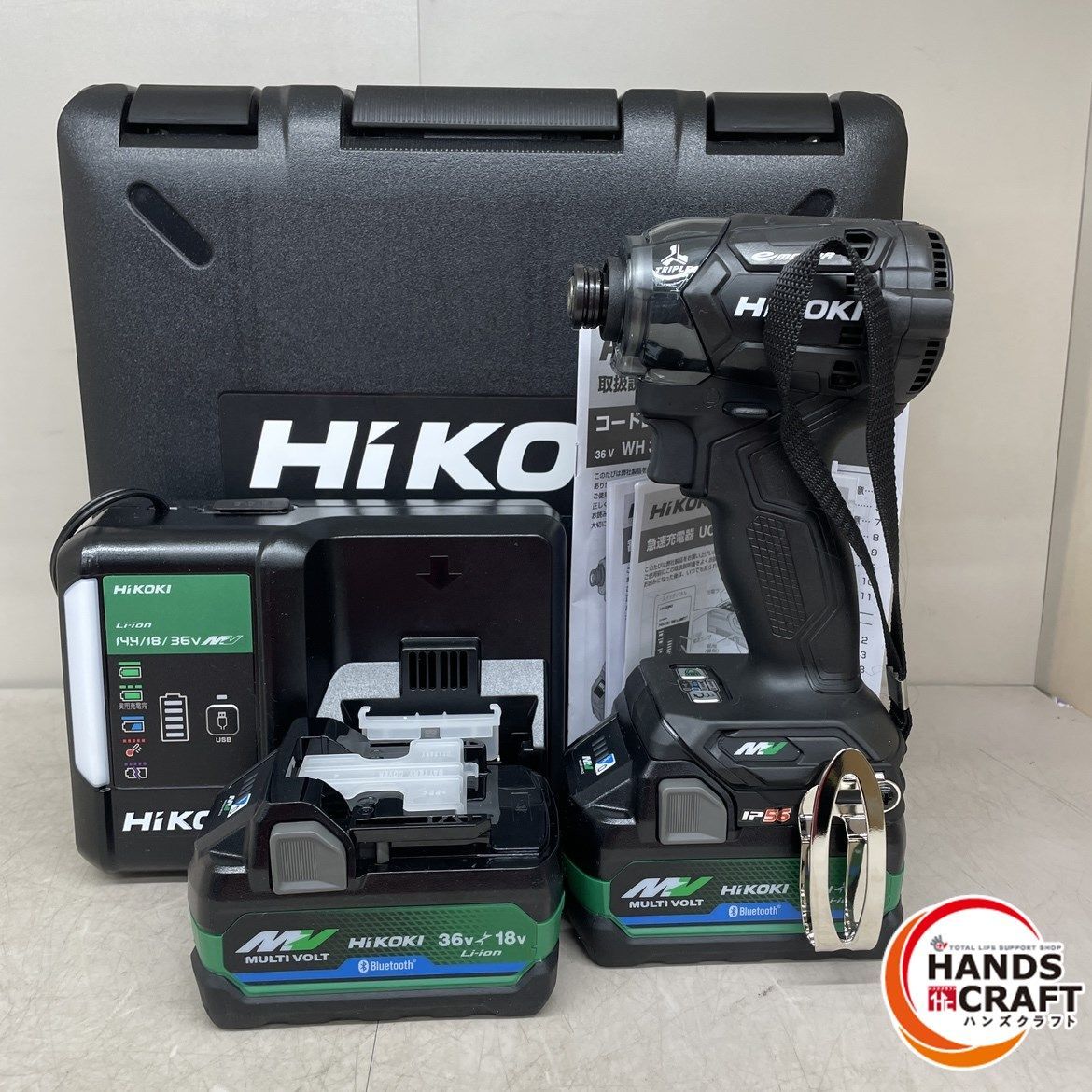 未使用 HiKOKI WH36DC (36vインパクト) セット Amazon.co.jp: HiKOKI(ハイコーキ) 36V 充電式インパクト