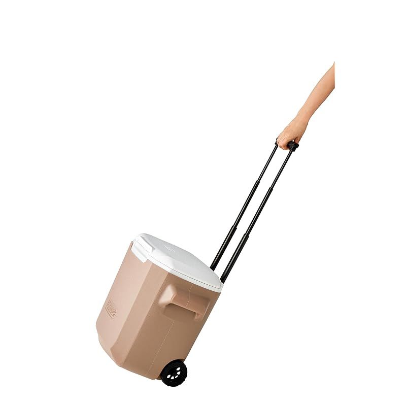 注目商品 Coleman コールマン ホイールクーラー 28QT グレージュ 26L 保冷力約2日 キャリー キャンプ アウトドア 釣り お花見 部活 強力保冷 頑丈 暑さ対策 0 OLIVEOS_COM_TR