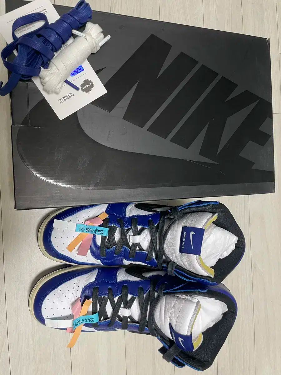 NIKE ナイキ アンブッシュ ダンク ハイ 浸漬 ロイヤルブルー