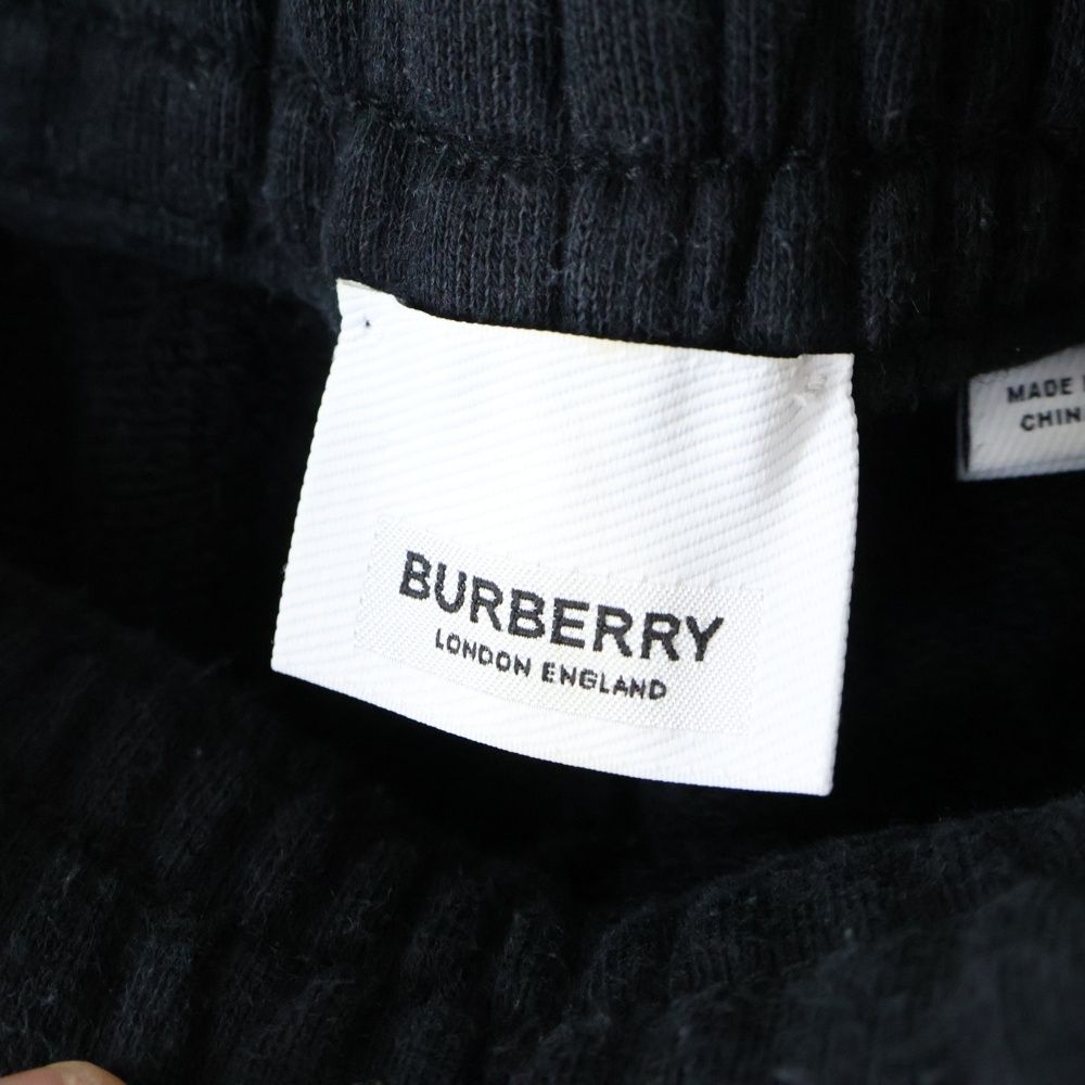 BURBERRY バーバリー Sweatpants ノバチェック スウェットパンツ ブラック 8024541 NICORILABO_COM
