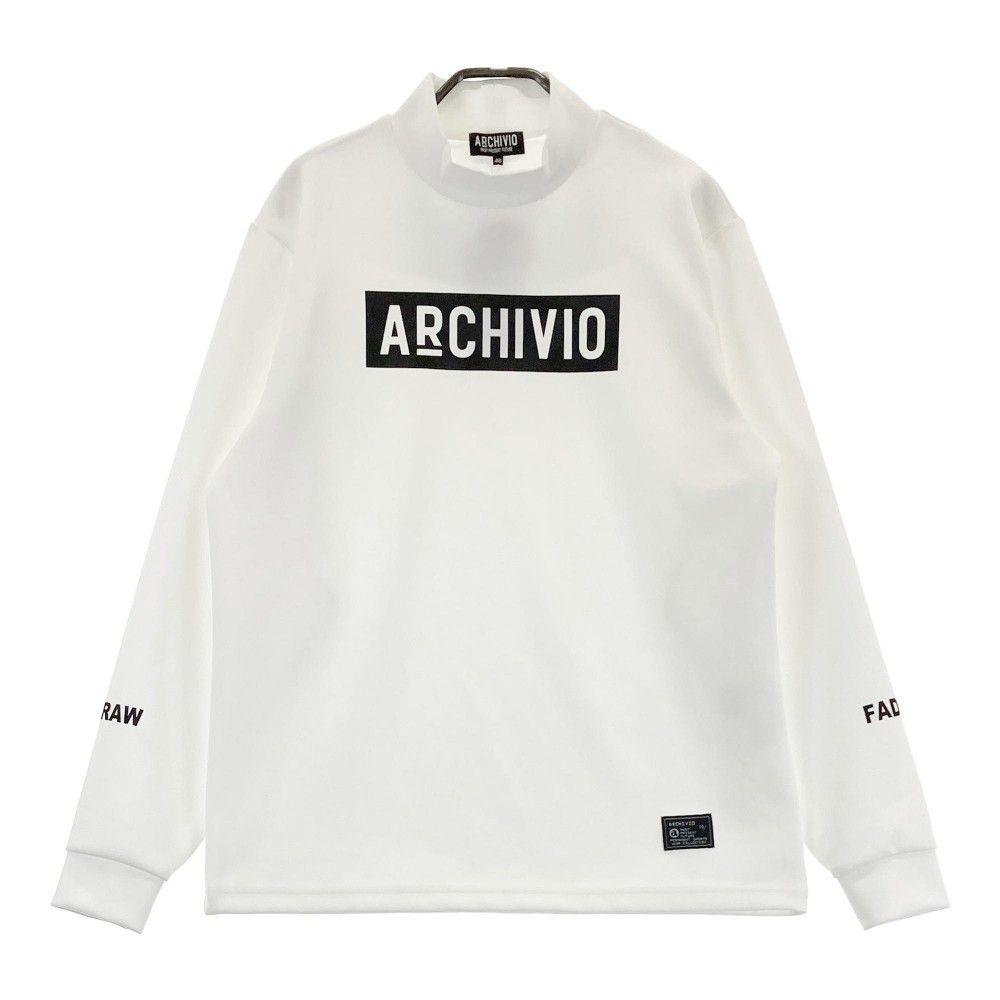 サイズ 48 ARCHIVIO アルチビオ A429903 2025年 長袖ハイネックTシャツ ホワイト系 240101345735 ゴルフウェア メンズ ストスト