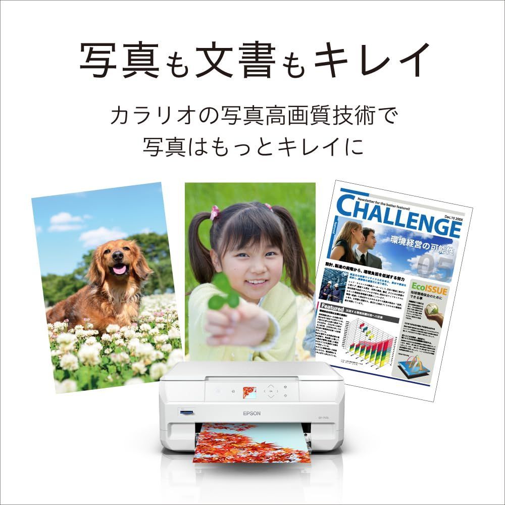 A4インクジェット複合機 プリンター カラリオ 発売 エプソン EP-717A