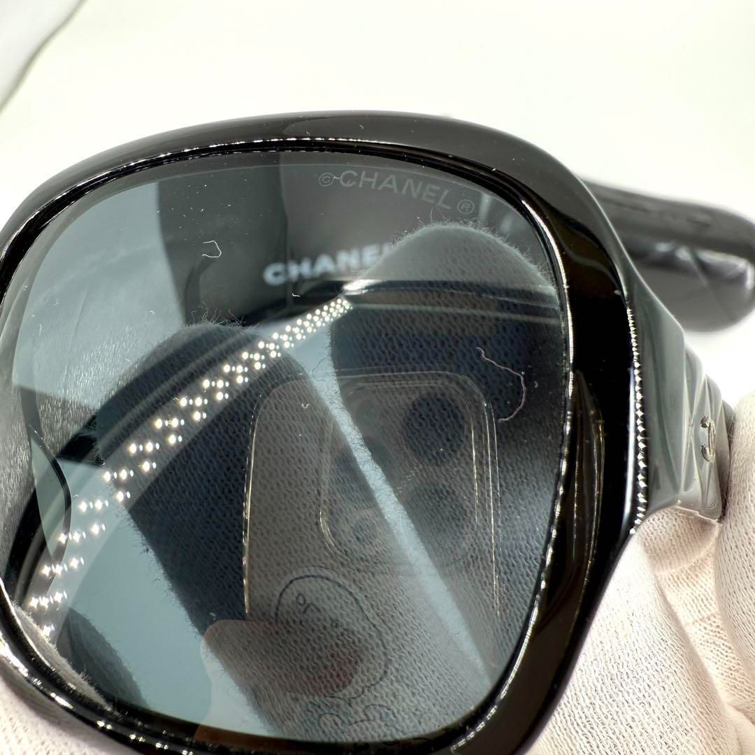 CHANEL サングラス 5124 ココマーク マトラッセ ブラック シルバー