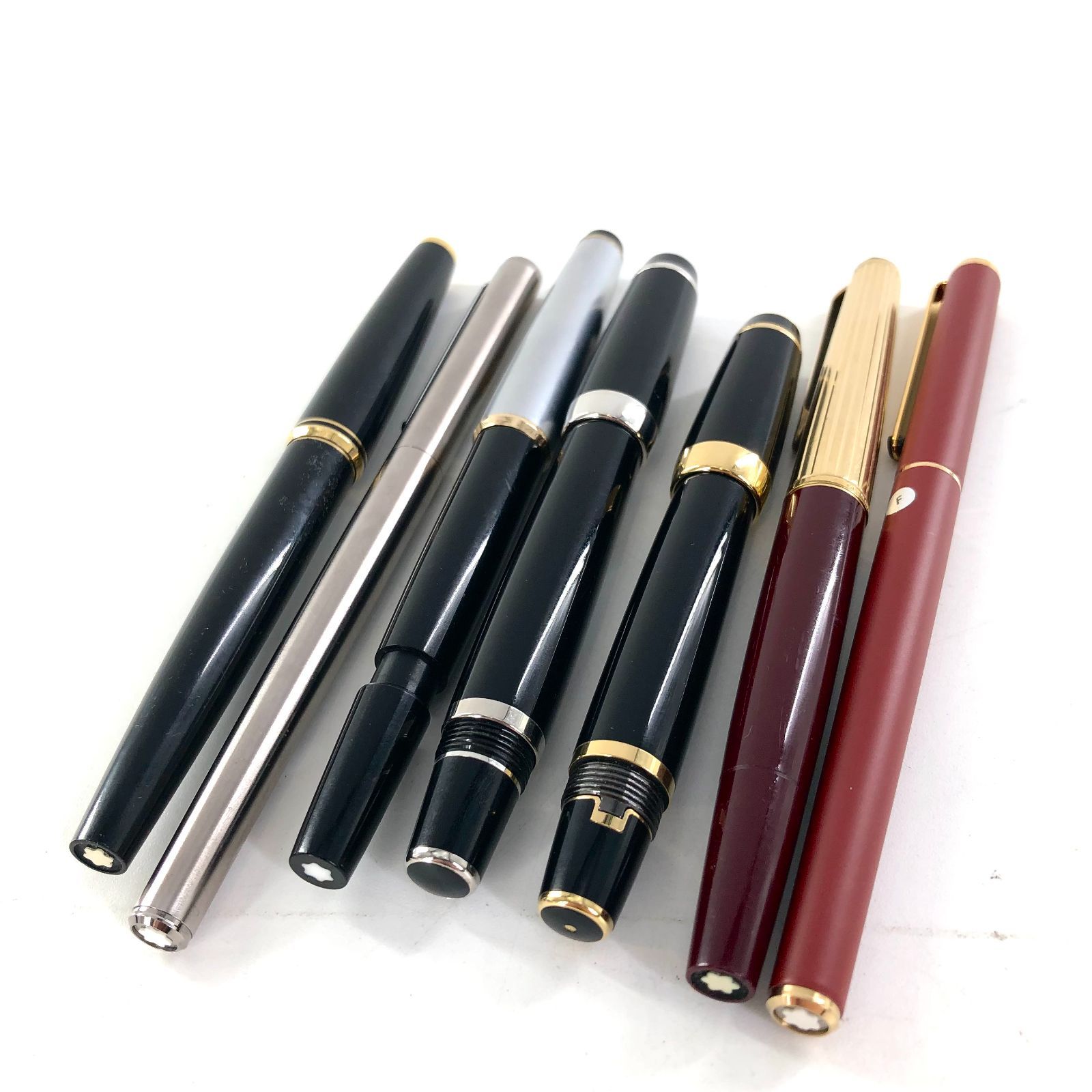MONTBLANC モンブラン 万年筆 スリムライン ペン先14K 585 刻印 ケース