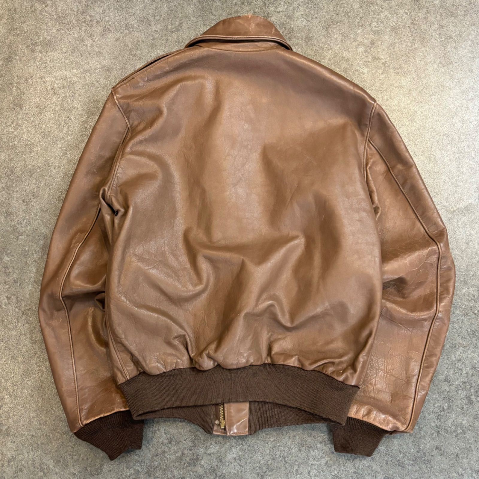 USA製 Vintage WILLIS&GEIGER TYPE A-2 AIR FORCE U.S.ARMY Leather 