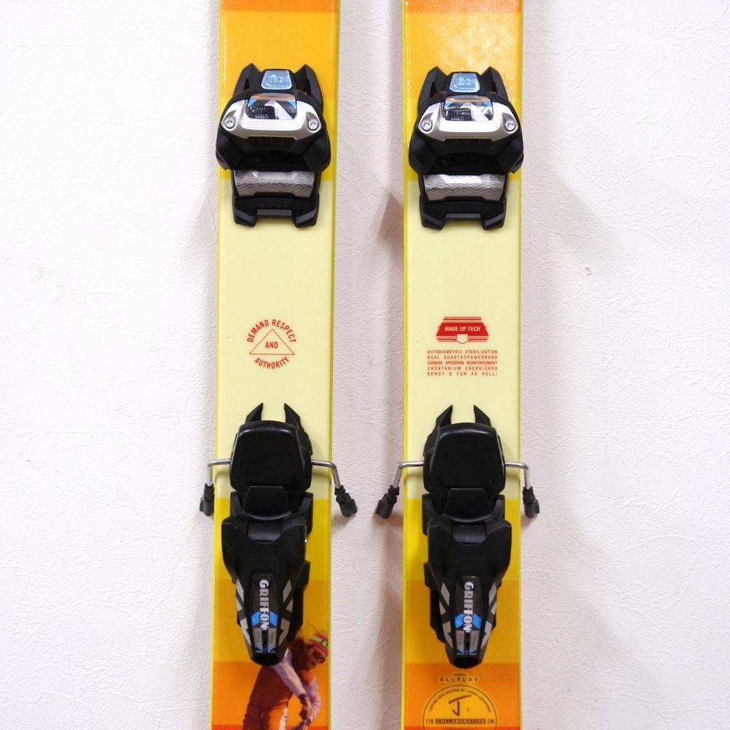 美品 ジェイ スキー J skis ALL PLAY FULL TURBO 178cm センター97mm ビンディング MARKER GRIFFON13 スキーゲレンデ アウトドア 美品 ジェイ スキー J skis ALL PLAY FULL TURBO 178cm センター