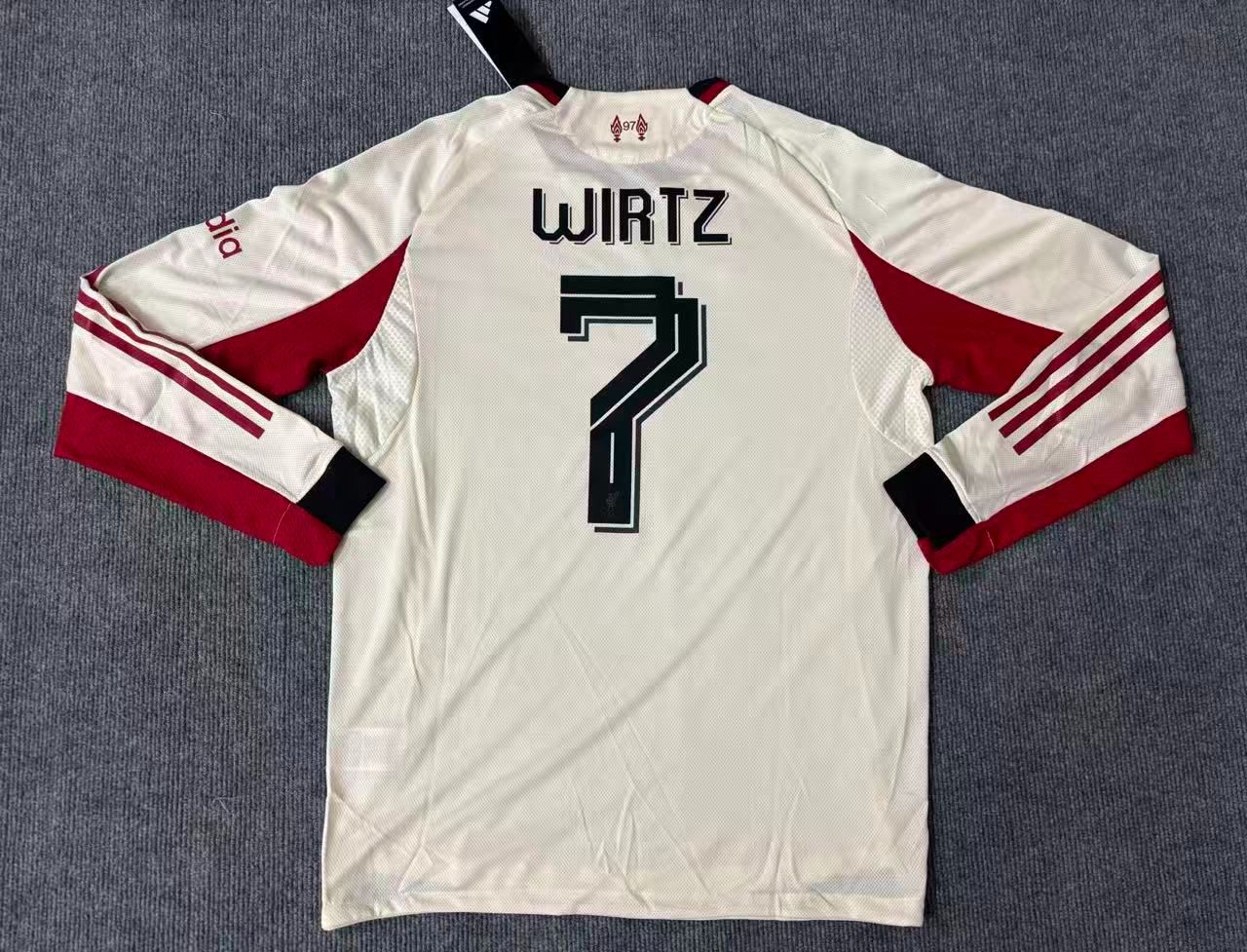 25-26 リバプール アウェイユニホーム 欧州チャンピオンズリーグ 7番