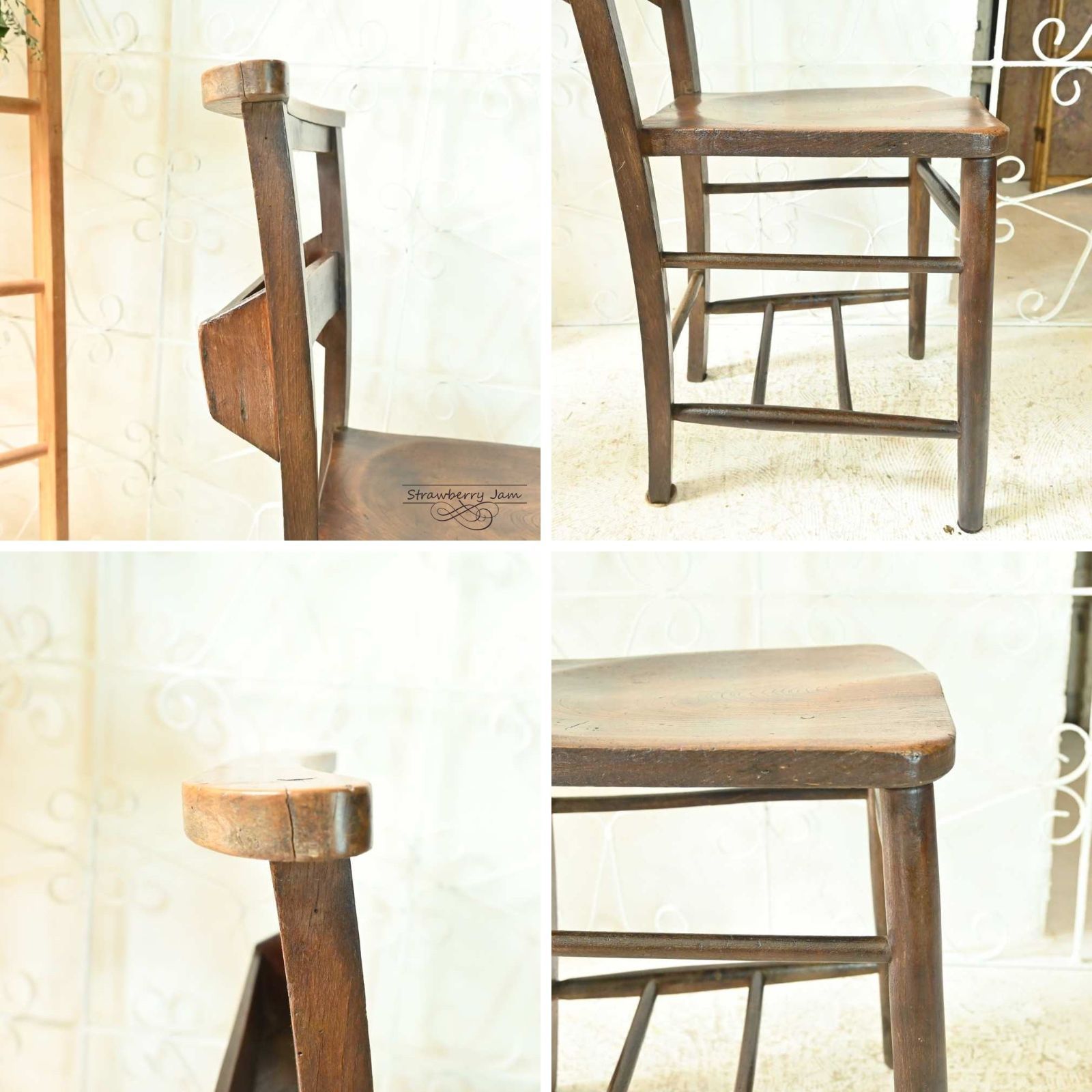 L3705-17-1 英国アンティーク チャーチチェア チェア 教会 イギリス L3705-17-1 英国アンティーク チャーチチェア ヴィクトリアン