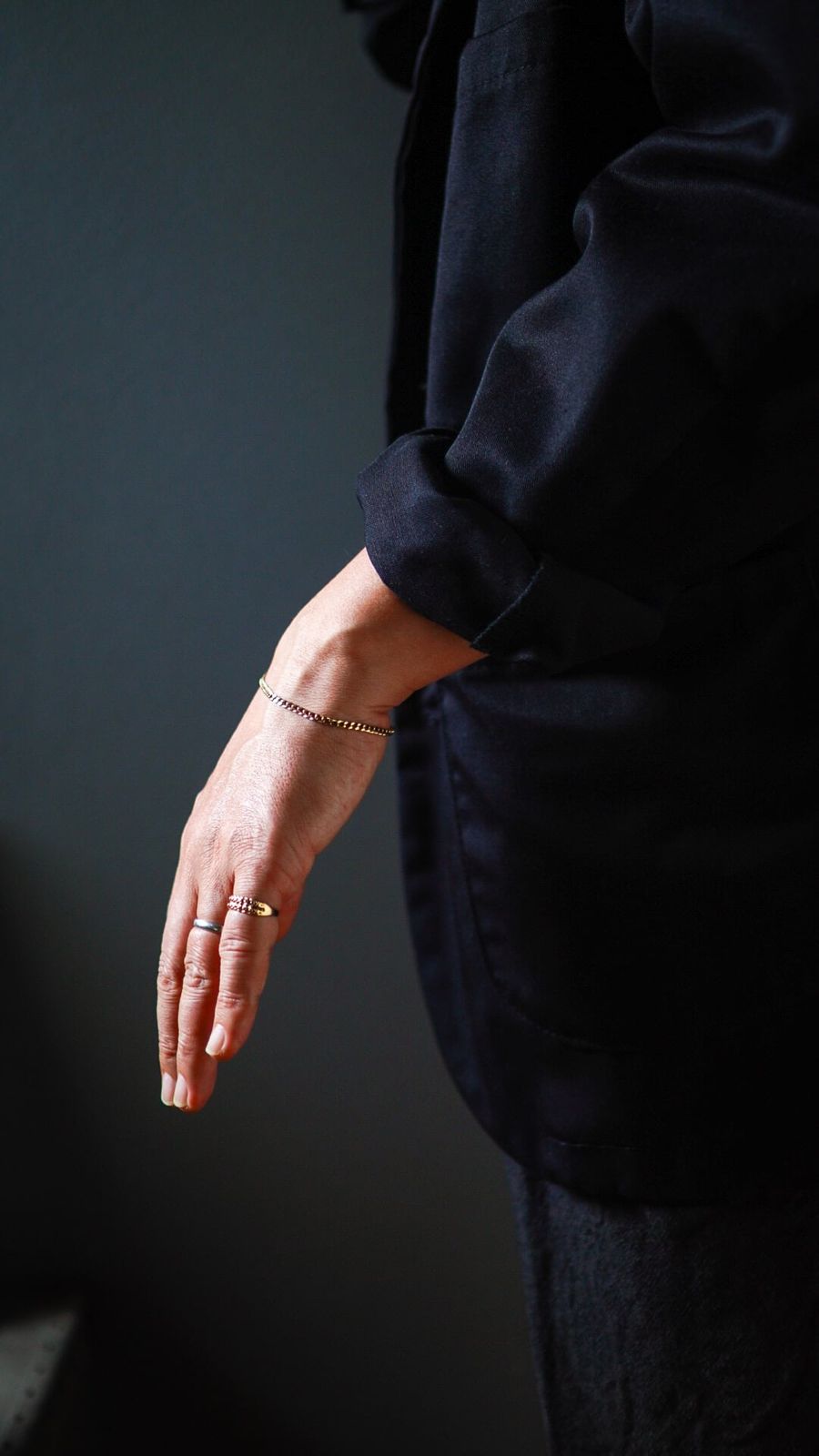 英国　イギリス　ヴィンテージ　9k 9金　喜平ブレスレット 477828b58ecfdce18b1dbe25d649a4