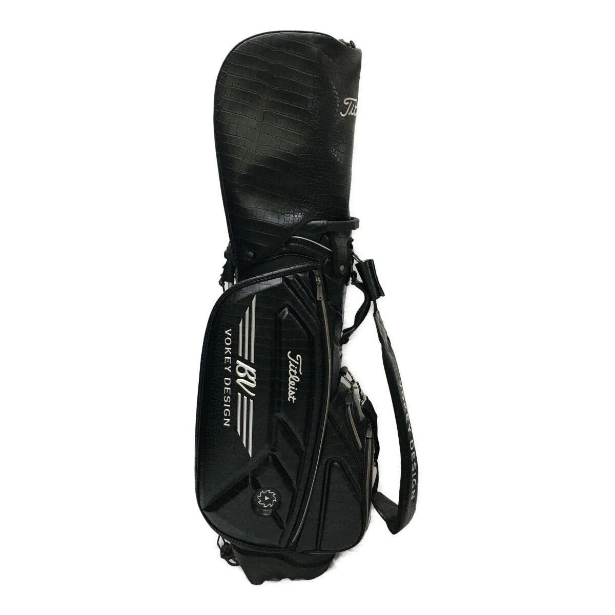希少　完売　タイトリスト　スタンド　キャディバッグ　ブラック 中古 タイトリスト Titleist キャディバッグ ブラック 黒 VOKEI