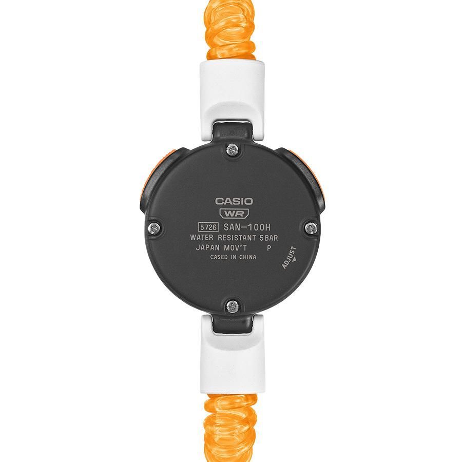 新品 カシオ CASIO サウナ腕時計 SAN-100H-7BJR オレンジ カシオ CASIO サ時計 オレンジ SAN-100H-7BJR サウナ愛好者の