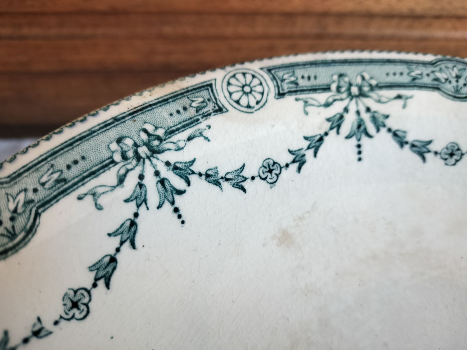 フランス アンティーク トップ 素敵な Luneville ソーシエール