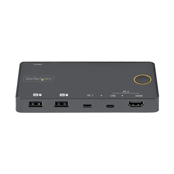 2ポートKVMスイッチ ブラック