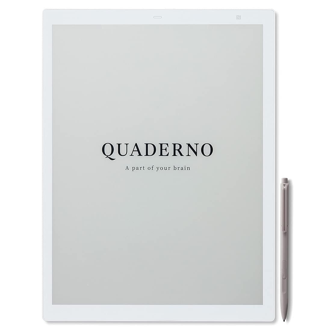 公式】富士通 13.3型フレキシブル電子ペーパー QUADERNO A4