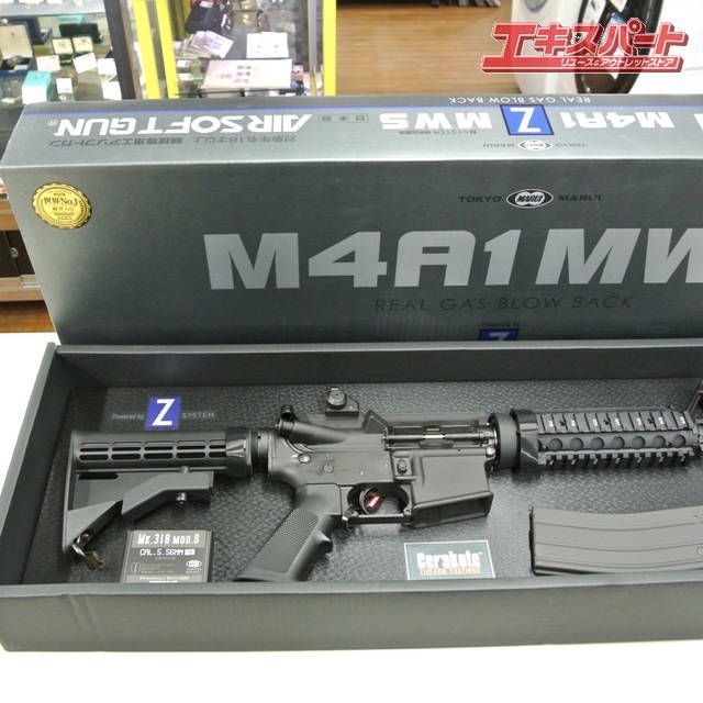 未使用 東京マルイ M4A1 MWS ガスブローバック マシンガン ASGK 湘南台店 - 最新売れ筋