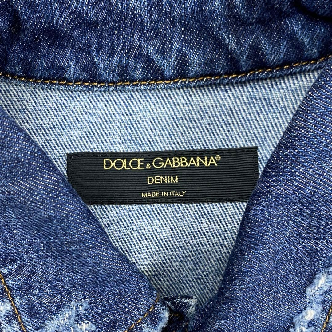 美品 ドルチェ&ガッバーナ デニムジャケット ライトブルー サイズS