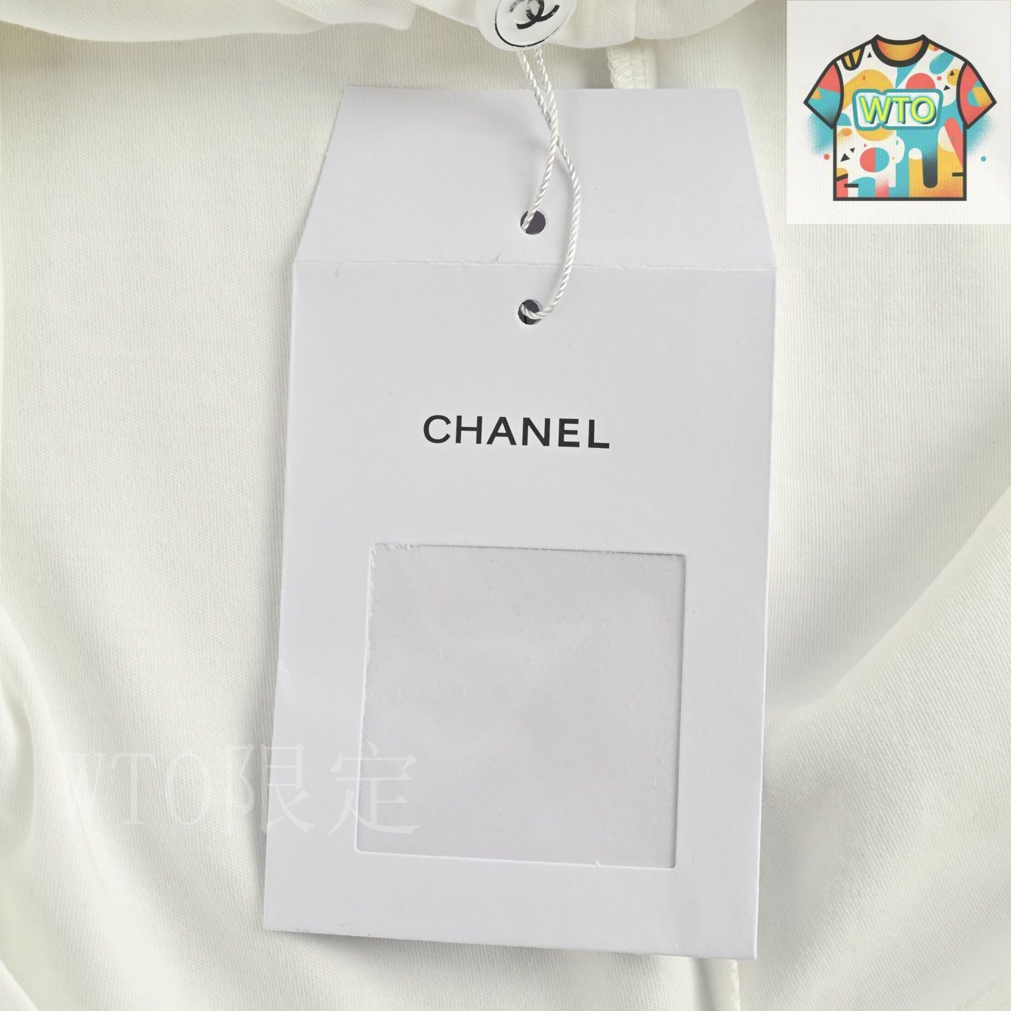 今日特価】Chanel シャネル 25ss 衿ダブル C プレスロゴ T