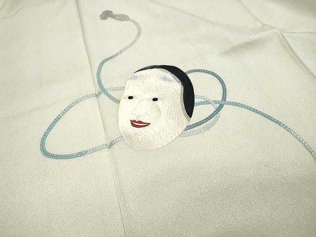 平和屋着物○訪問着 総刺繍 草花文 金糸 正絹 逸品 未使用 CAAU2536yc