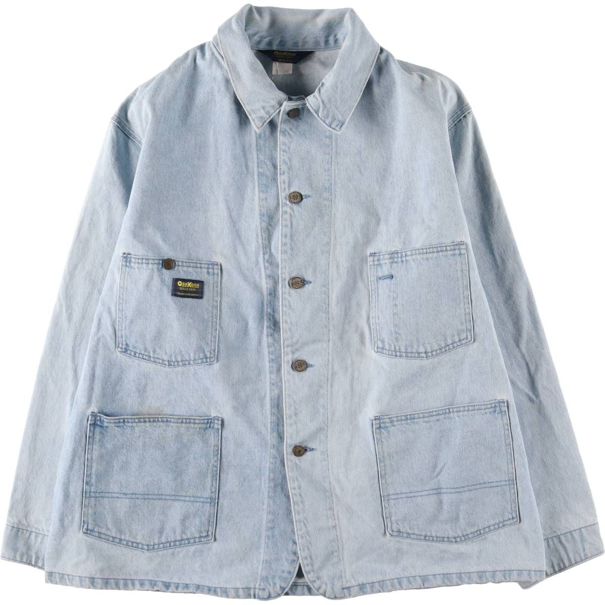 OshKosh デニムカバーオール 古着 70~80年代 オシュコシュ Osh kosh デニムカバーオール USA製