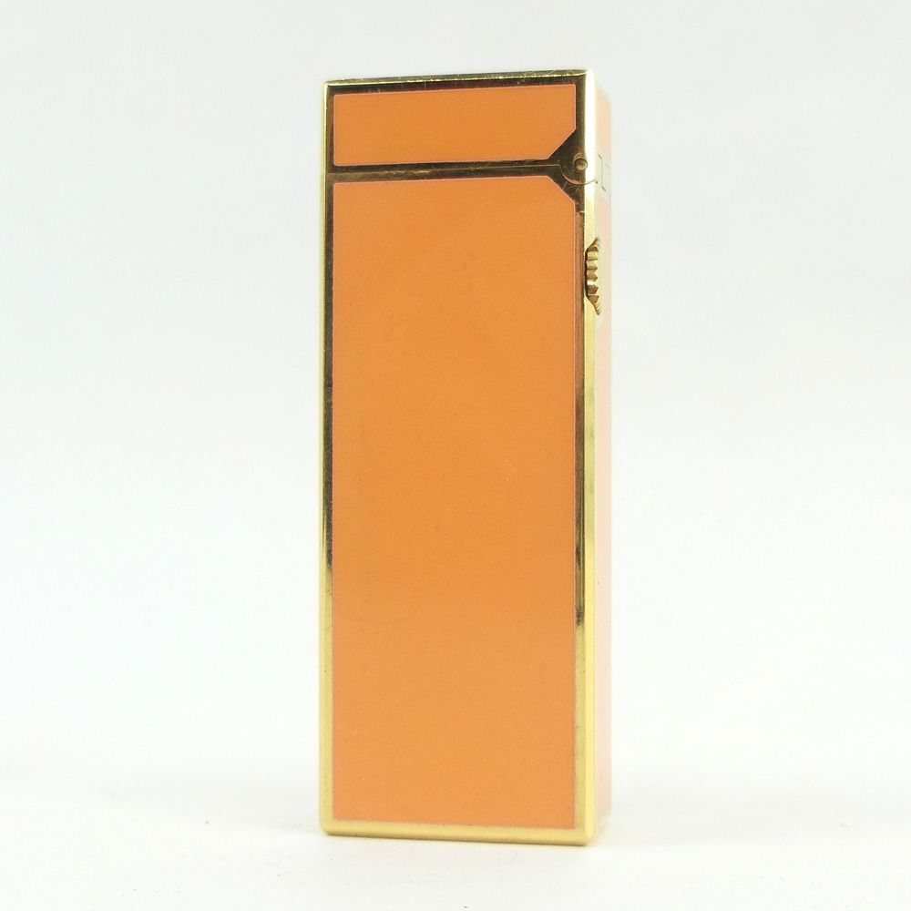 Dunhill】ダンヒル ガスライター オレンジ×ゴールド _ ライター Dunhill】ダンヒル ガスライター オレンジ×ゴールド _ ライター