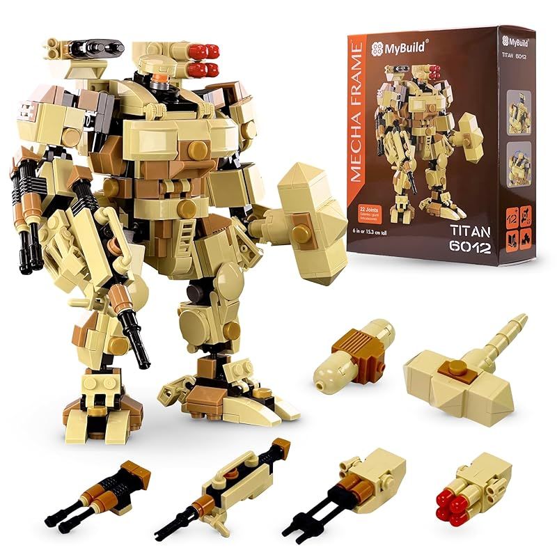 MyBuild マイビルド 6012タイタン メカフレーム ロボット ブロック 組み立てセット SFシリーズ 対象年齢12歳以上 他ブランド互換 1