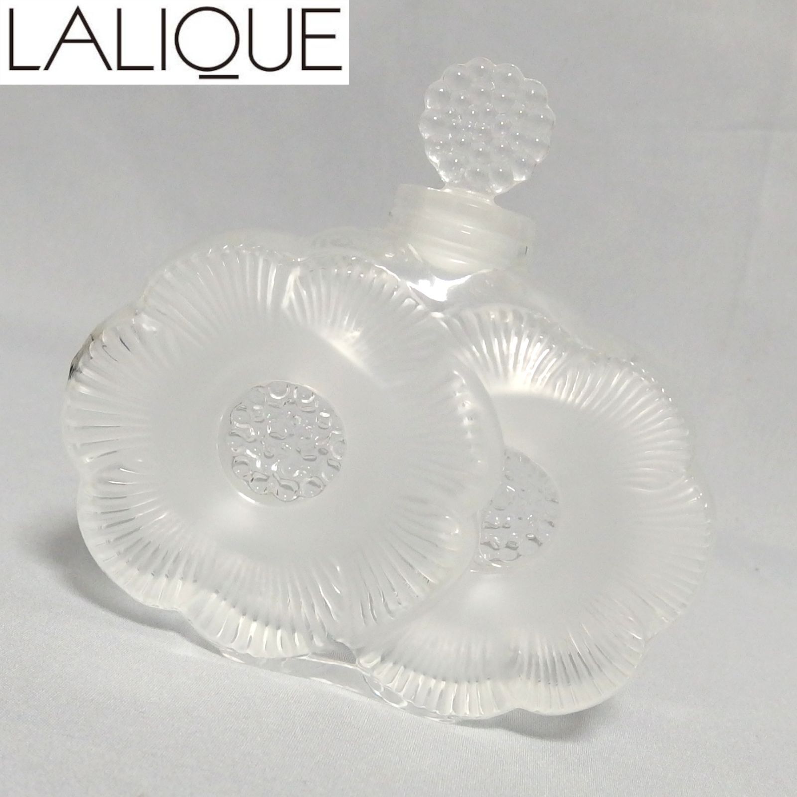 美品☆LALIQUE ドゥ フルール フレグランスボトル 香水瓶 クリスタルガラス ラリック☆ - メルカリ