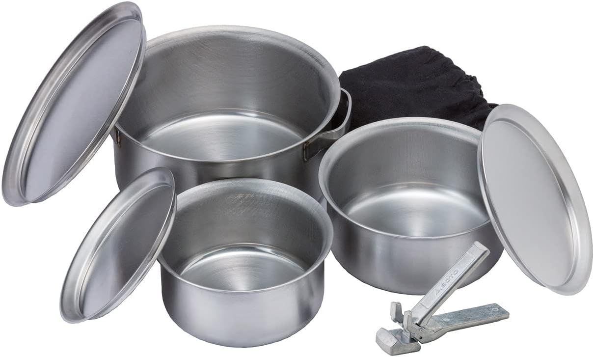 ソト(SOTO) 日本製 7点セット ステンレス 鍋 1.8㎜厚 シーズニング不要