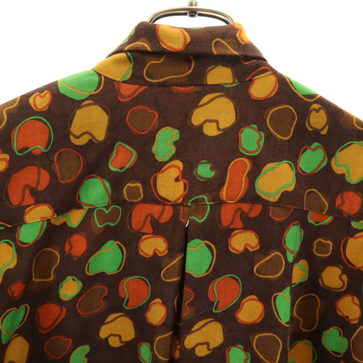 古着 GIVENCHY ジバンシィ 90s シルクブレンド オールド 長袖 シャツ 10 ブラウン レディース GIVENCHY ジバンシィ 90s シルクブレンド オールド 長袖 シャツ 10