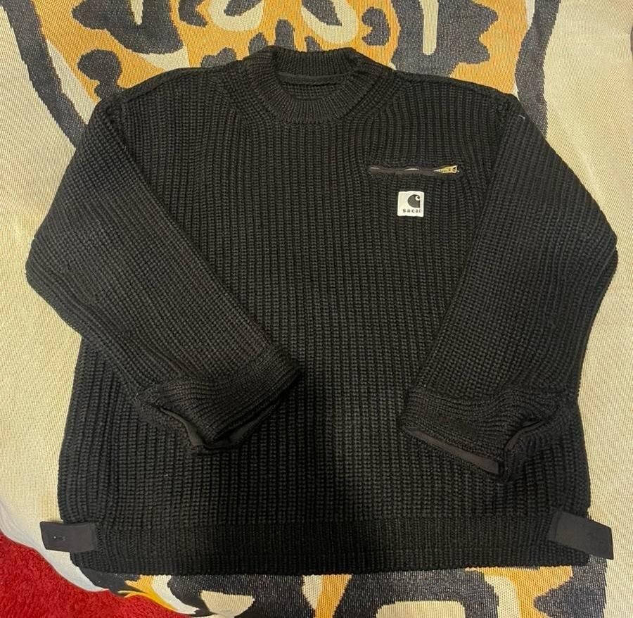 【雷市場（ポンジャン）商品韓国直送】Carhartt(カーハート) SACAI(サカイ) ニット セーター 2 サイズ 最終