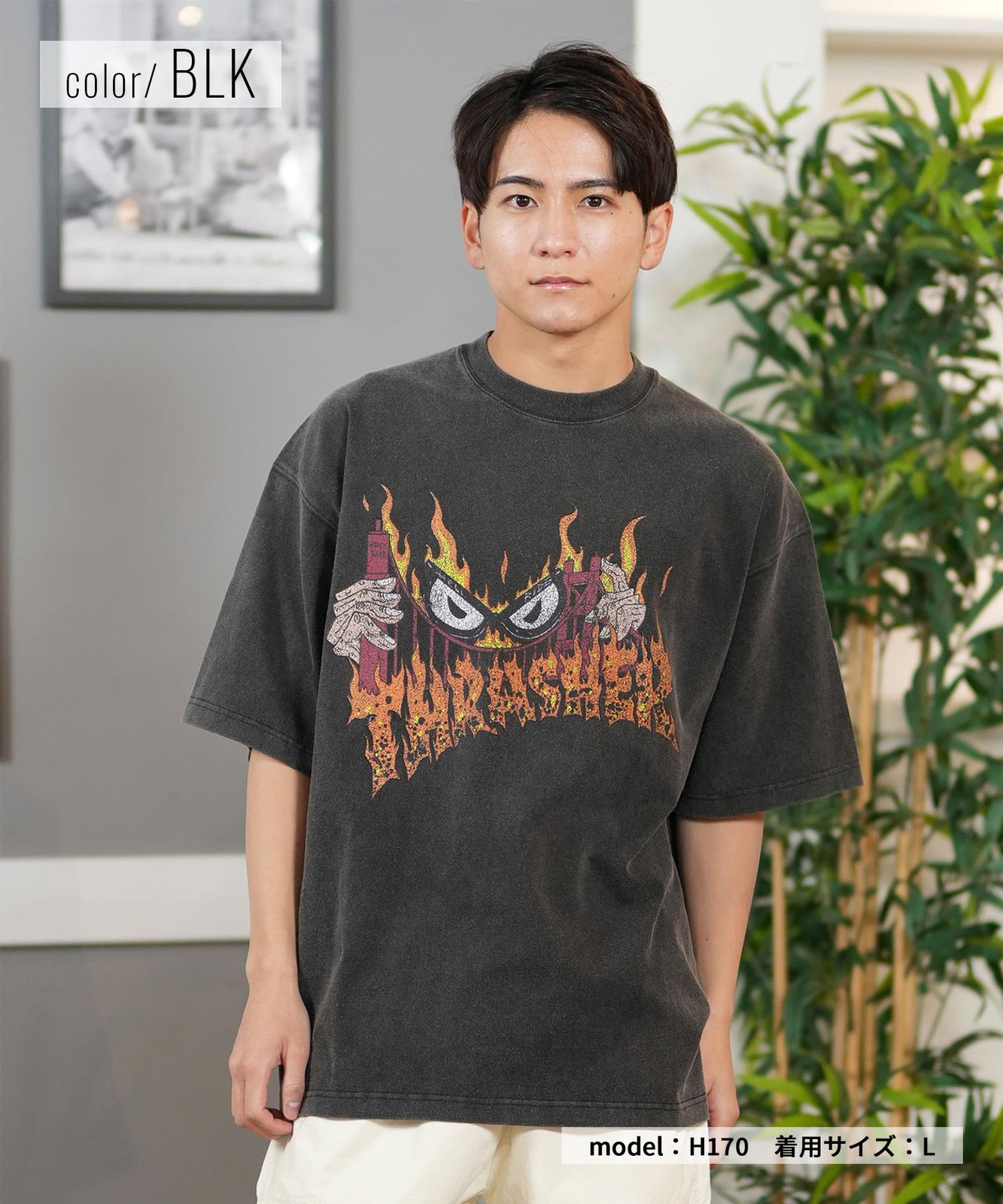 ムラスポ公式】新品 THRASHER スラッシャー 半袖 Tシャツ メンズ