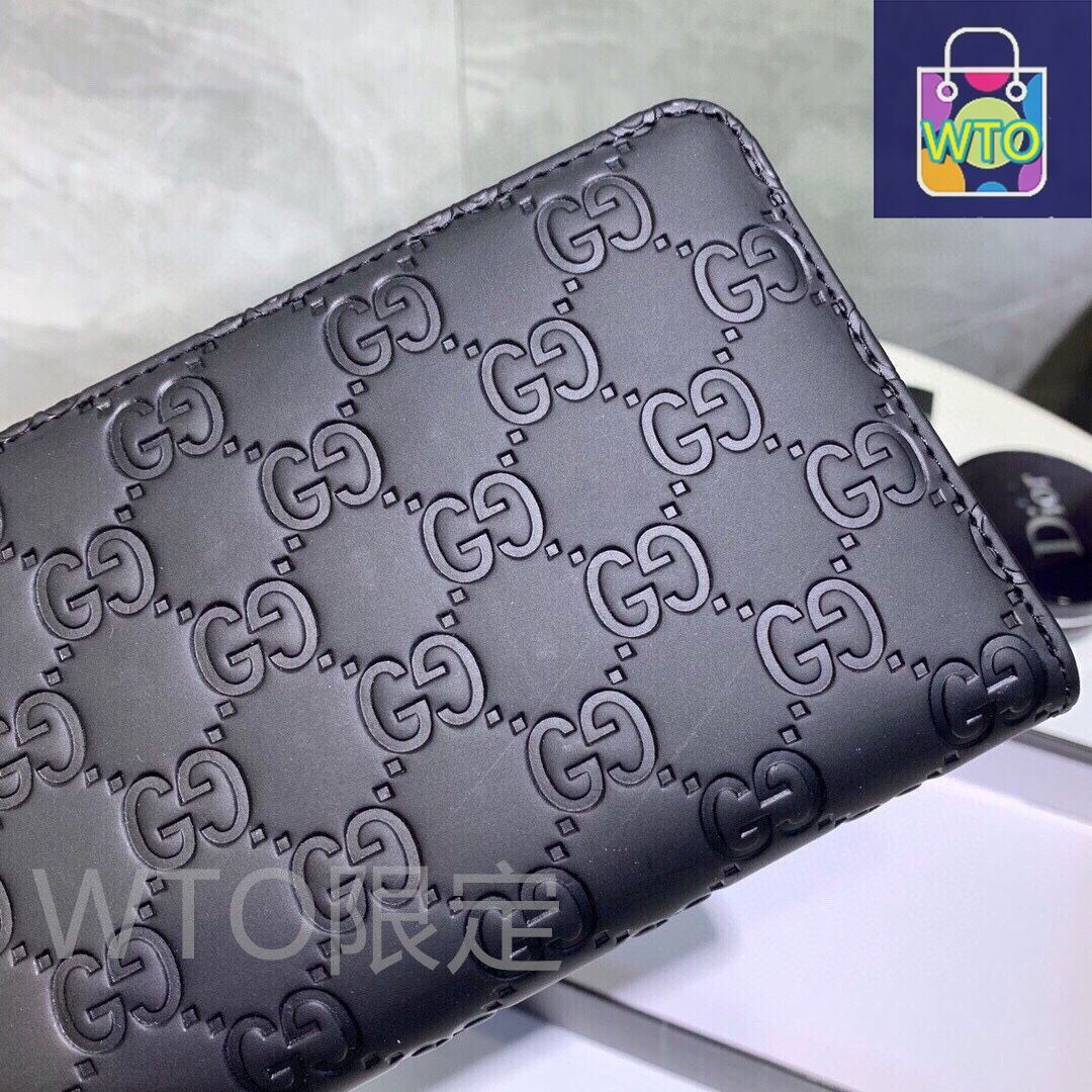 Gucciグッチ/財布、爆金研磨牛革、現金各種消費カードの伝票など