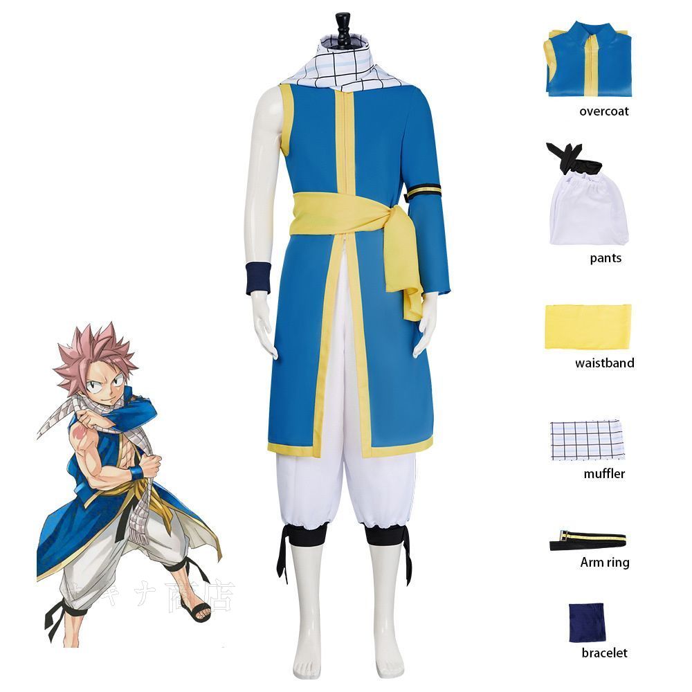 【アシスト製ウィッグ付き】FAIRY TAIL ナツ・ドラグニル コスプレ ナツ・ドラグニル コスプレ衣装 FAIRY TAIL コスプレ通販