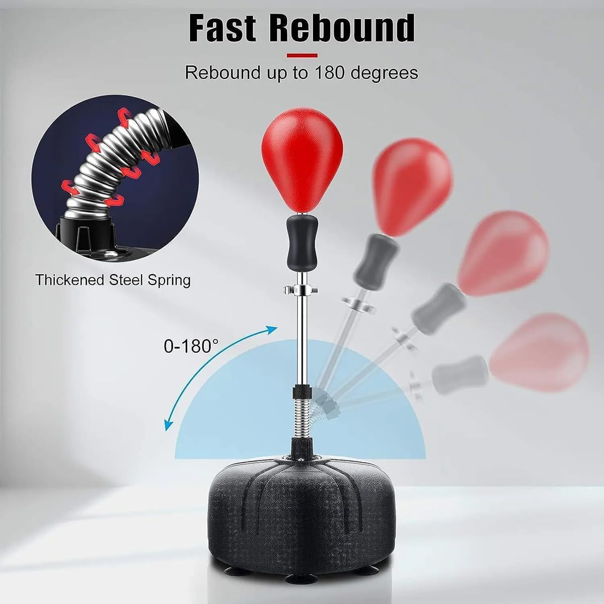 スタンド付きスピードパンチボール、高さ調節可能なスタンド付きサンド