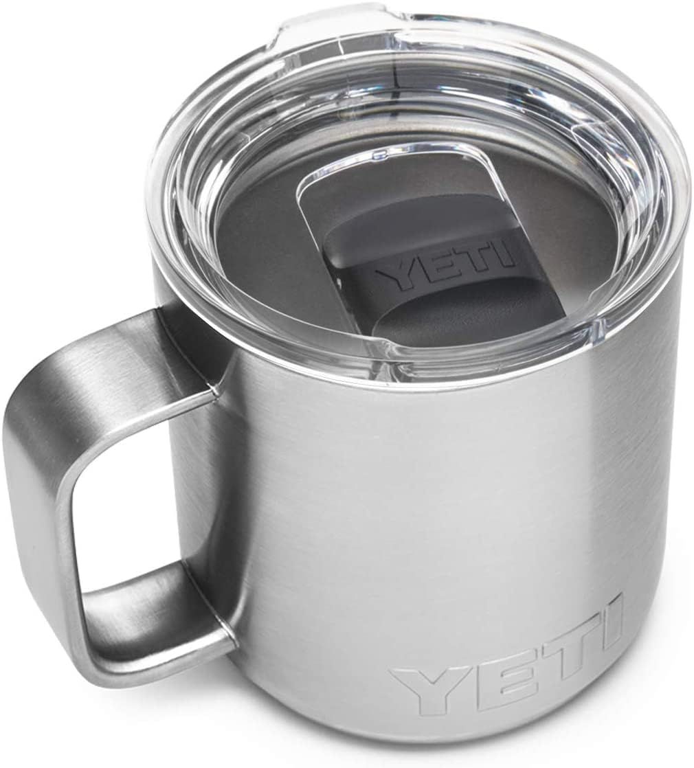YETI(イエティ) 各色、豊富なカラー ランブラー 10oz(296ml)保温保冷 マグカップ ふた付(マグネット、スライド式) (ステンレス) [並行輸入品]