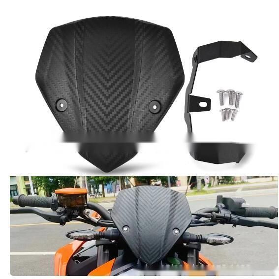 送料無料 KTM 790DUKE | 890DUKE 用 フロントスクリーン ウィンドシールド スポーツタイプ エアロガード