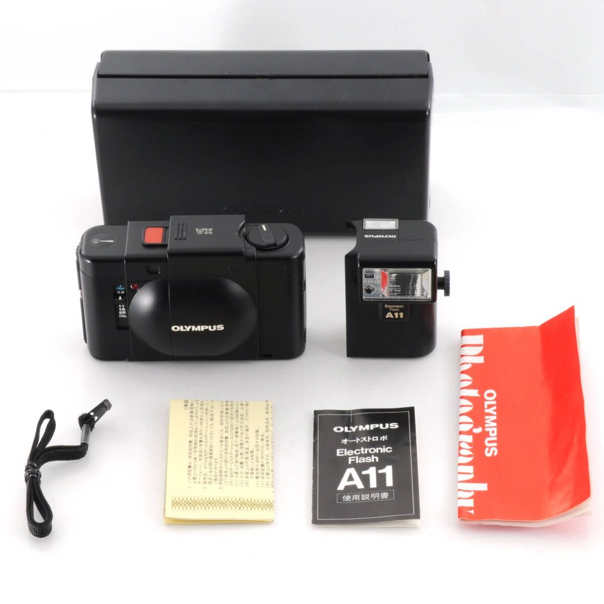 オリンパス OLYMPUS XA A 11 フラッシュ オリジナルボックス付き M 533