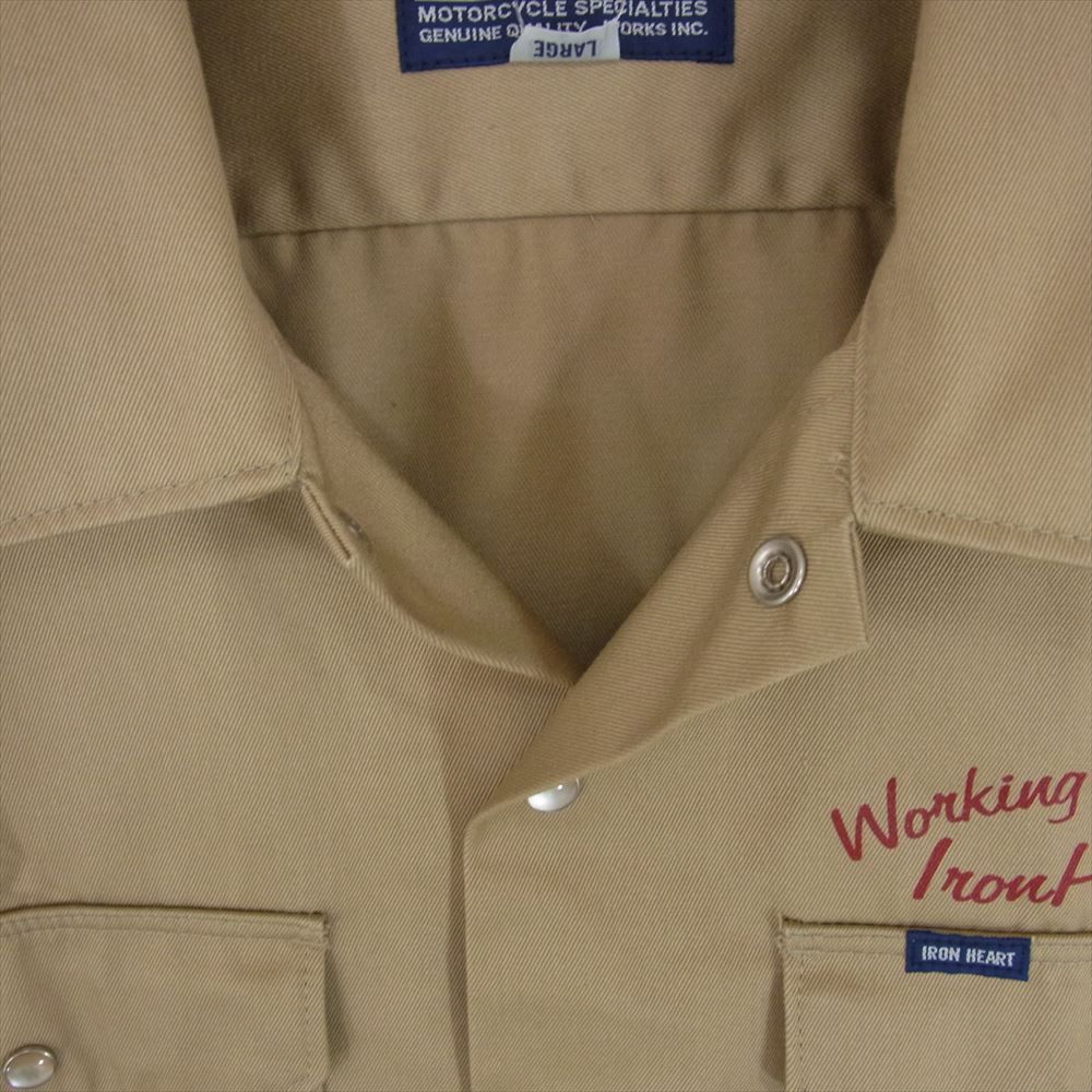 IRON HEART アイアンハート T/C Westpoint Work Shirt TCウエポン 半袖