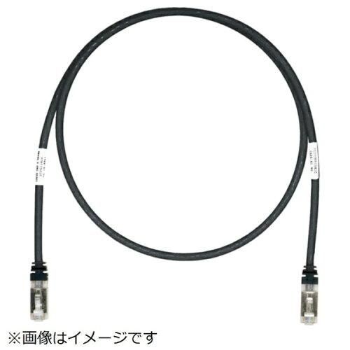 【新品・2営業日で発送】パンドウイットコーポレーション パンドウイット CAT6A／CAT6 シールドパッチコード 1m 黒