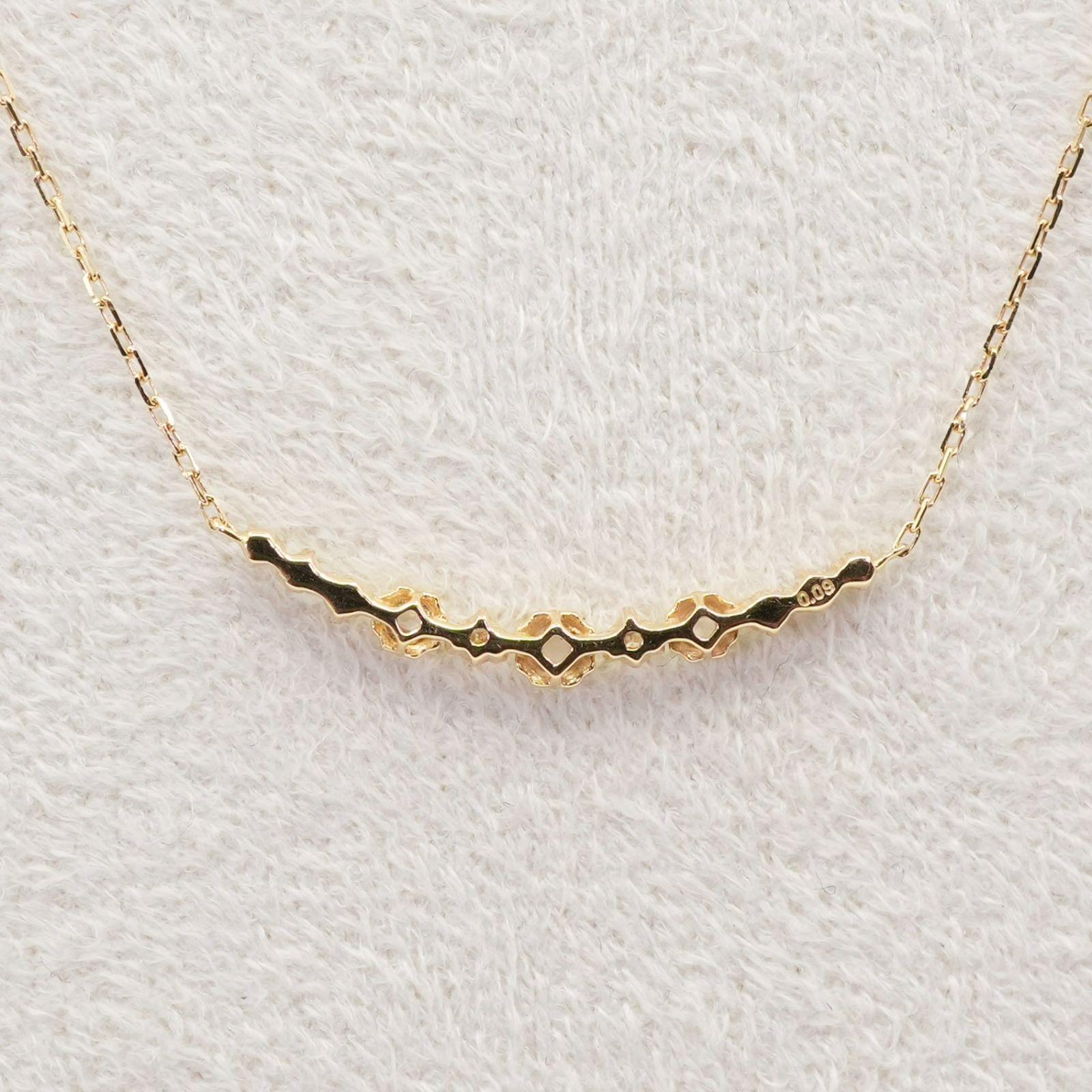 【美品】 agete 限定 ネックレス K18 ダイヤ 美品 アガット 限定 ネックレス K18 ダイヤ 2017/24-4341 - メルカリ