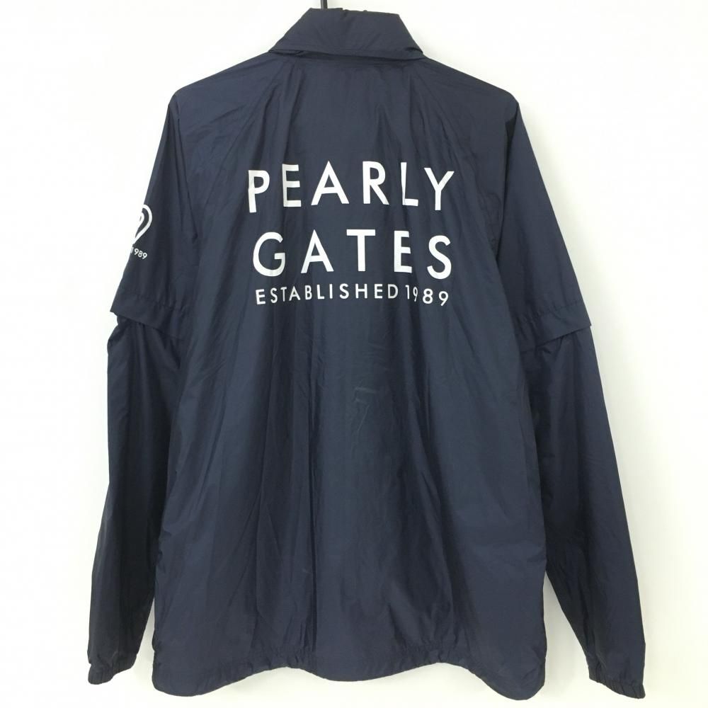 ☆SALE5%OFF☆パーリーゲイツ 4WAYナイロンジャケット ネイビー×白 袖 ☆SALE5%OFF☆パーリーゲイツ 4WAYナイロンジャケット ネイビー×白 袖